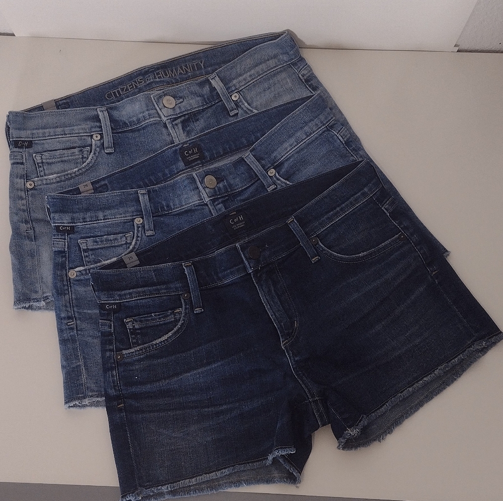 Citizen of humanity shorts set of 3